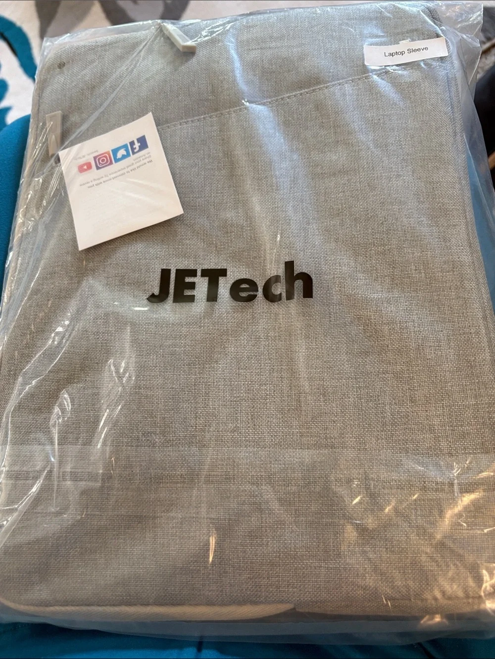 JETech Dark Gray Laptop Sleeve for 13-14 inch MacBook & Notebooks